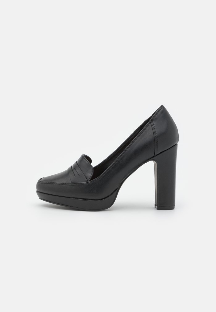 Talons Anna Field Block heel platform Slip on Noir Femme | YVU-4777106